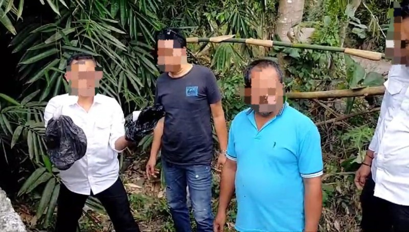 Foto Momen Penangkapan Dua Tersangka Sindikat Sabu 139,67 oleh Satresnarkoba Polres Loteng pada Rabu (3/9/2024) (Sumber: Humas Polda NTB)